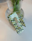 Checkered Jumbo Acetate Claw Clip